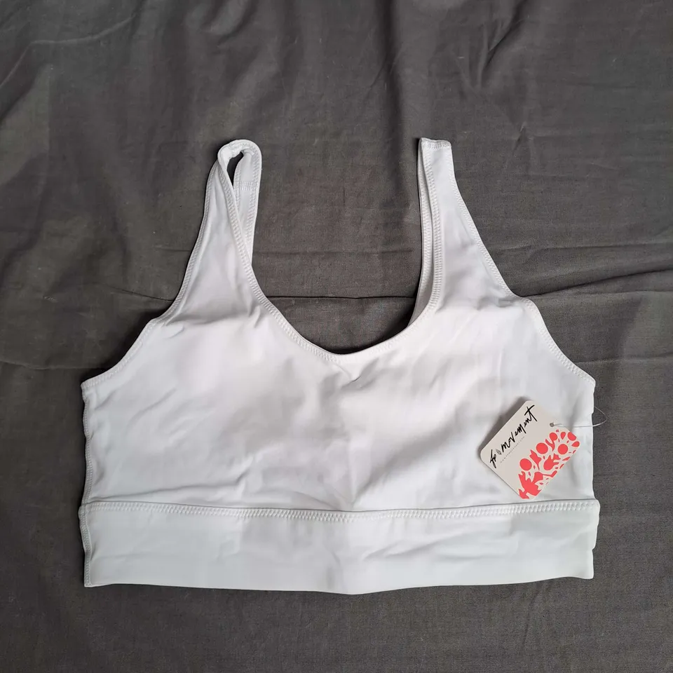 FP MOVEMENT LEVEL UP BRA IN WHITE SIZE XS