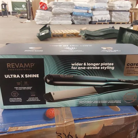 BOXED REVAMP ST-2000X-GB ULTRA X SHINE HAIR STRAIGHTENER
