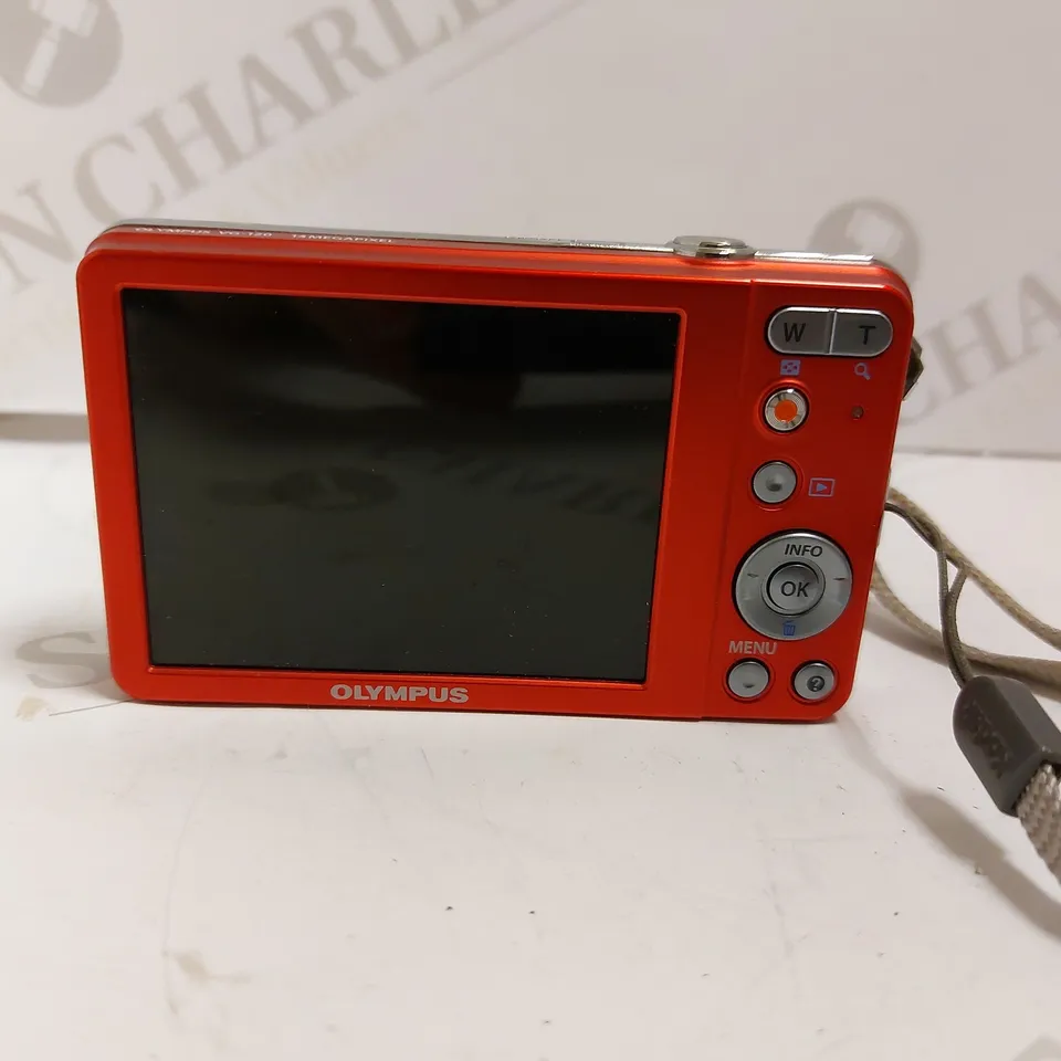 OLYMPUS VG-120 DIGITAL CAMERA - RED 