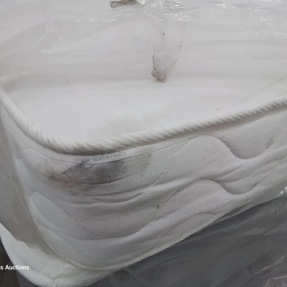 QUALITY BAGGED 5' KING SIZE QUILTO MEMORY SPRUNG OPEN COIL MATTRESS 