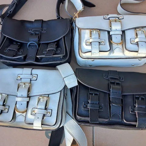 LOT OF 4 AIMEE KESTENBERG MULTI POCKET BAGS 