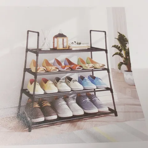 BOXED 3 LAYER SIMPLE SHOE RACK