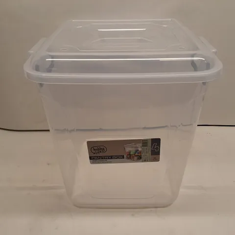 HOBBY LIFE PANTRY BOX – 20L PLASTIC STORAGE BOX WITH LID (CLEAR)