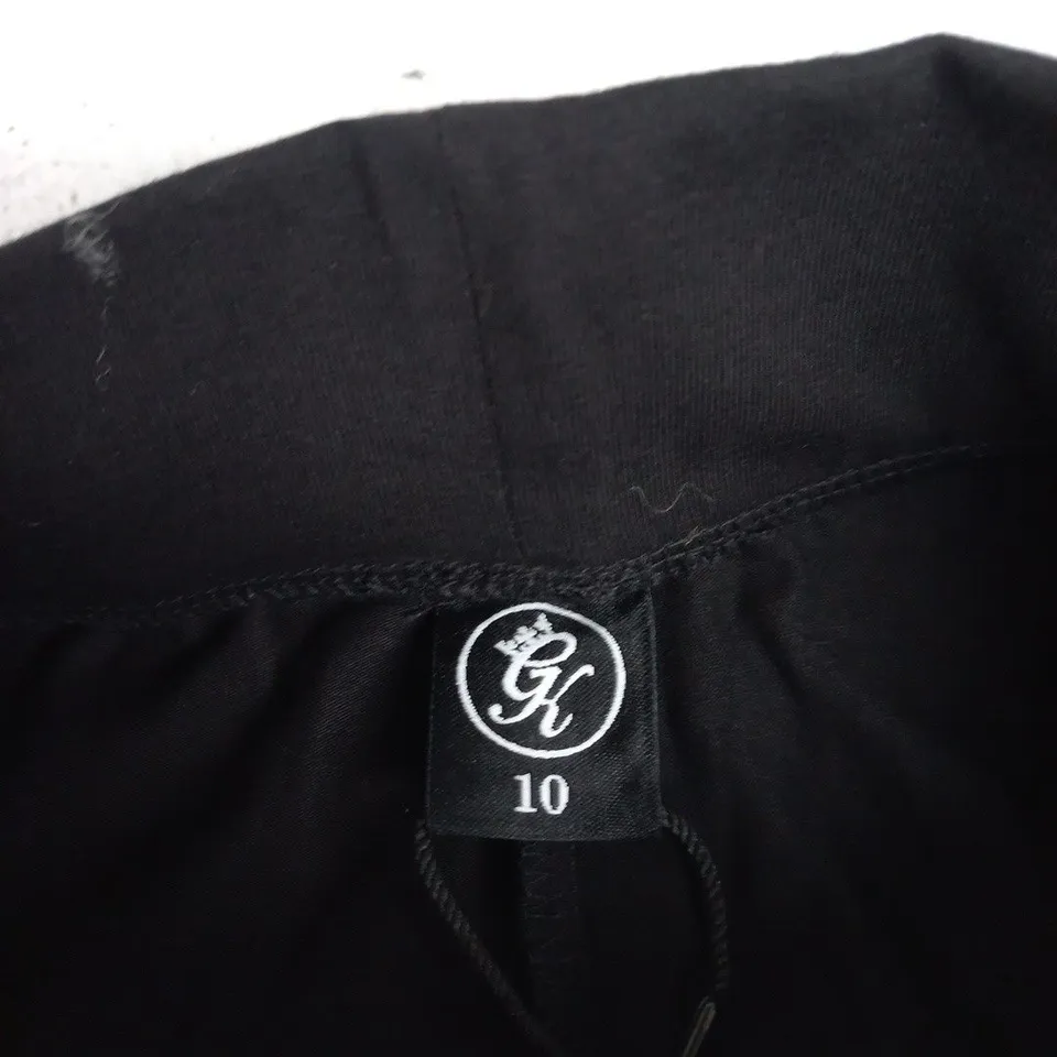 GK VICTORY LIFESTYLE FLARED LEGGING – BLACK, UK 10 (US 6, EU 38)