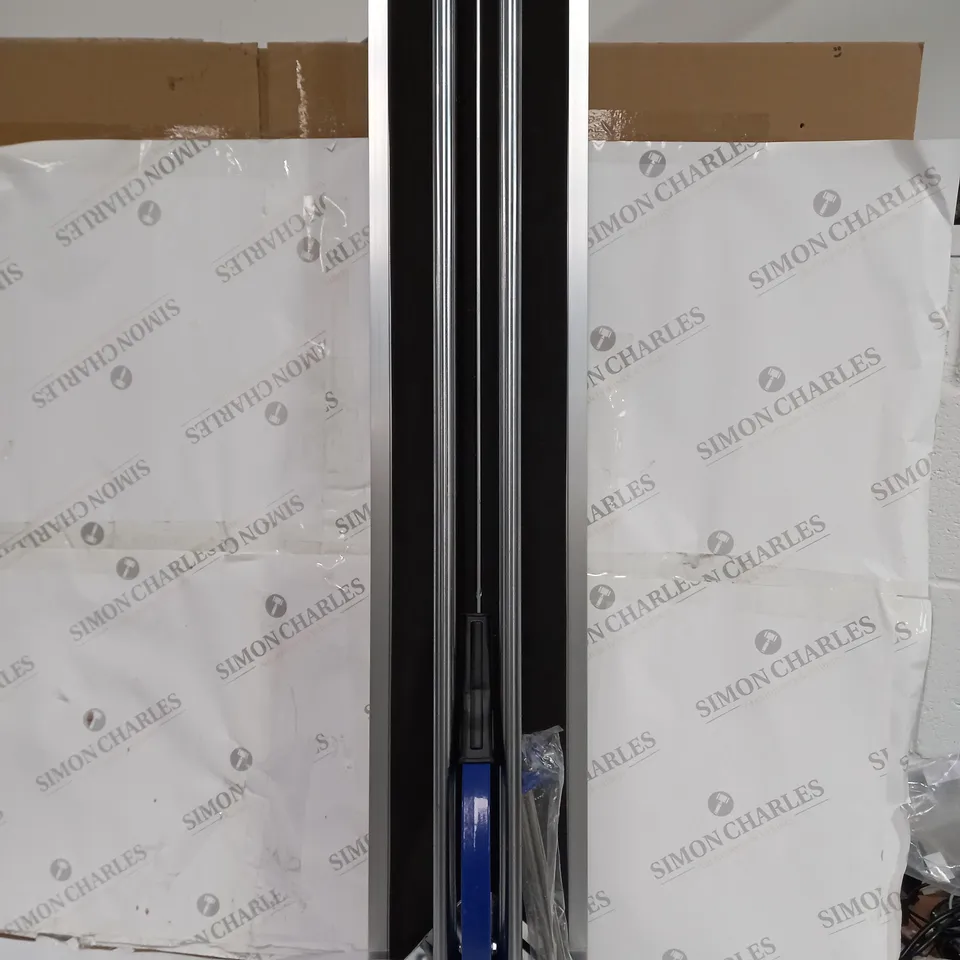 UNBRANDED TILE CUTTER IN BLUE & BRUSHED STEEL - COLLECTION ONLY