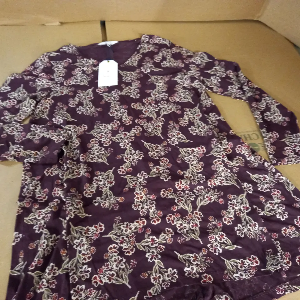 SEASALT CORNWALL FLORAL TUNIC - UK 12