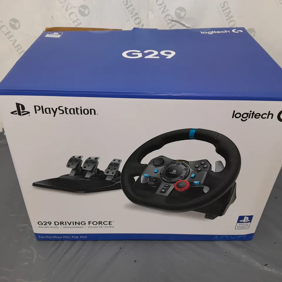 LOGITECH G29 DRIVING FORCE GAMING STEERING WHEEL 