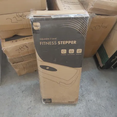 BOXED KAYMAN ADJUSTABLE 2 LEVEL FITNESS STEPPER