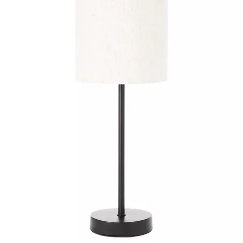 BOXED EVERYDAY LANGLEY TABLE LAMP - NATURAL/BLACK