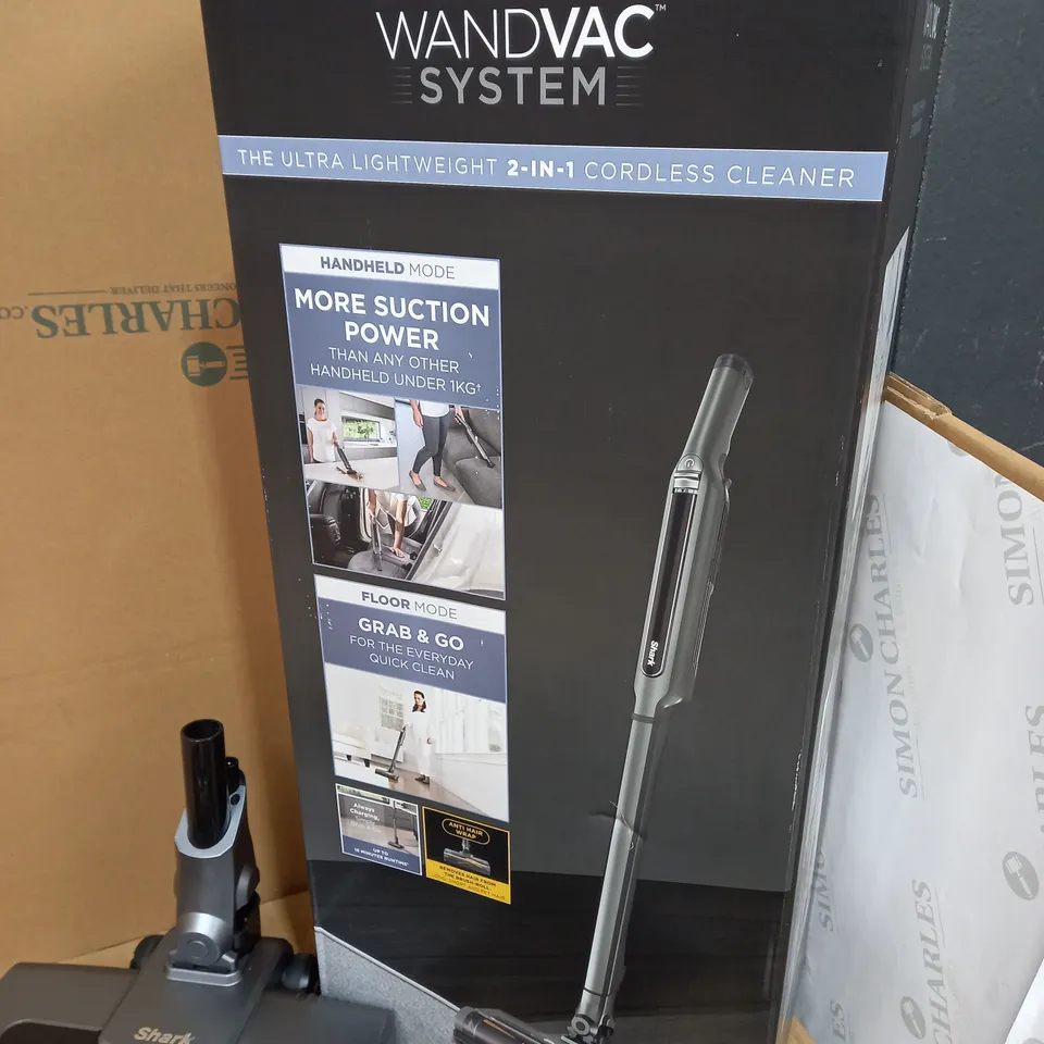 SHARK WANDVAC 2-IN-1 LIGHTWEIGHT CORDLESS HANDHELD VACUUM CLEANER WV361UK