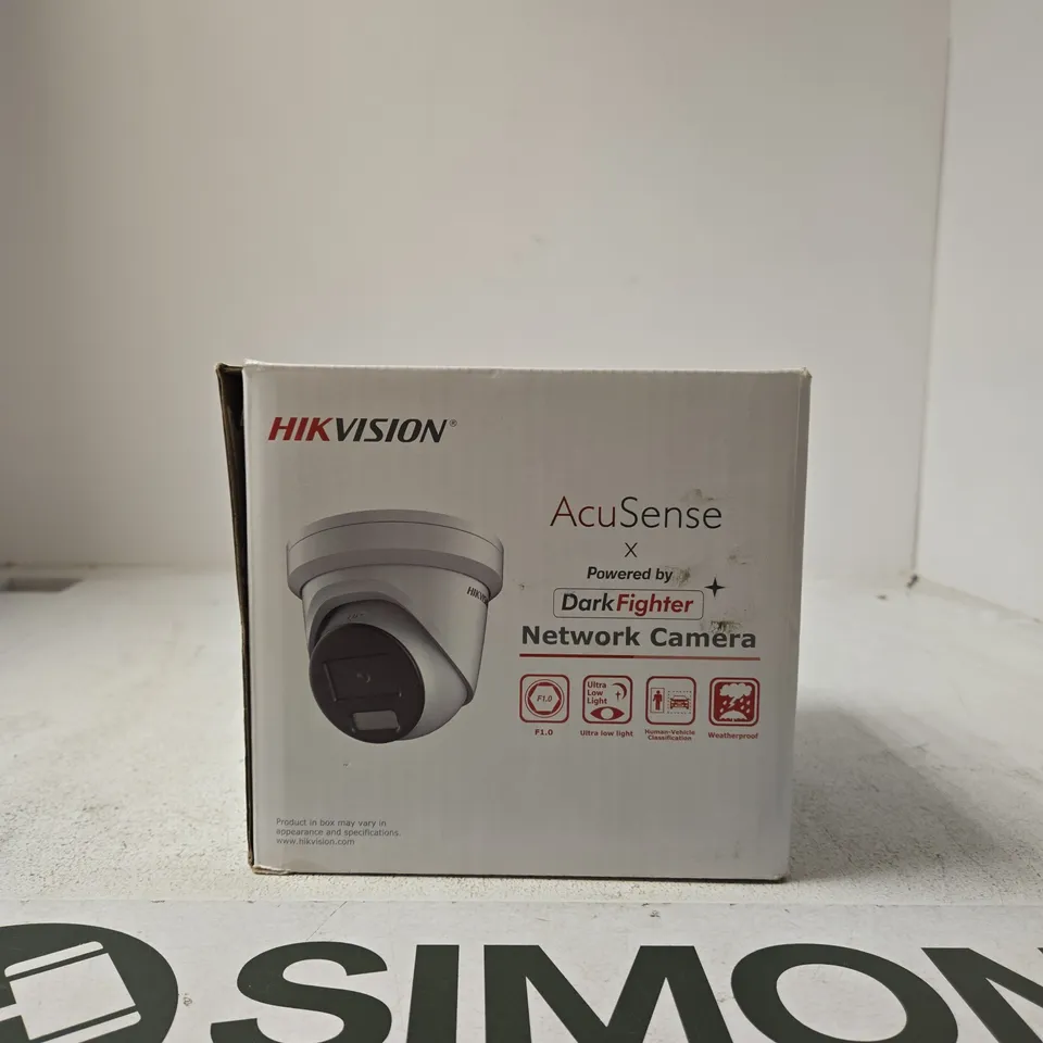 HIKVISION ACUSENSE NETWORK CAMERA – BOXED