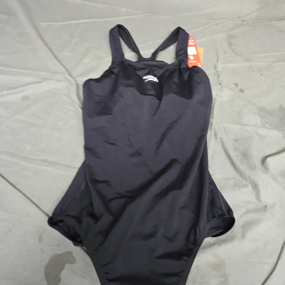 SPEEDO WOMEN'S BLACK ONE-PIECE SWIMSUIT – GB 20/42