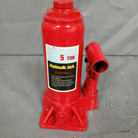 5 TON HYDRAULIC JACK IN RED