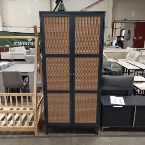 ALIYU 2 DOOR MANUFACTURED WOOD WARDROBE