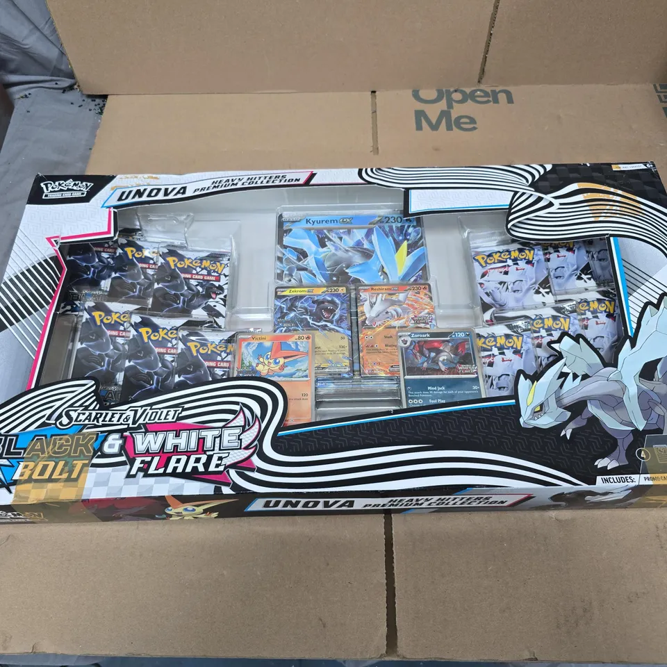 POKEMON TCG UNOVA HEAVY HITTERS PREMIUM COLLECTION (SCARLET AND VIOLET BLACK BOLT AND WHITE FLARE)