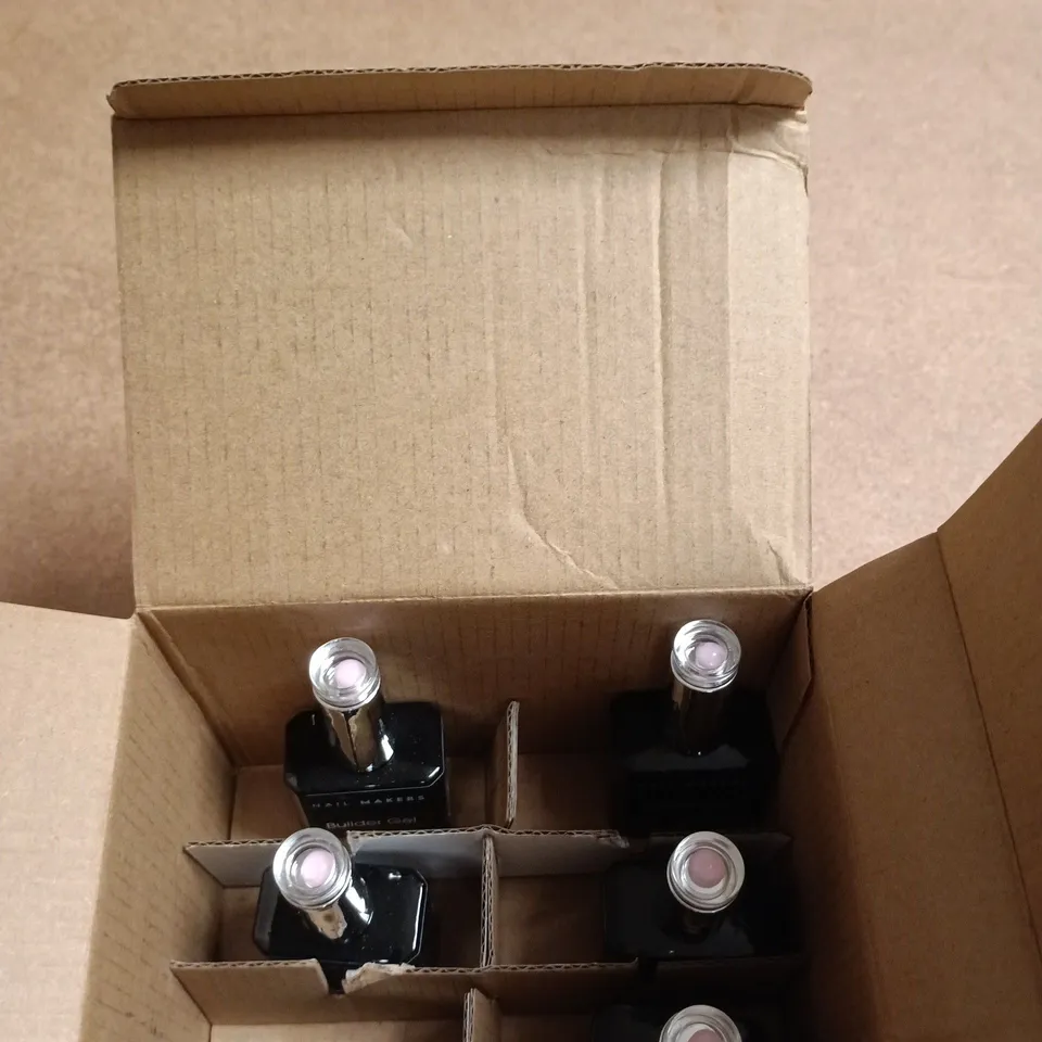 TOTE OF 6 BOXES OF SWEET NOTHINGS BUILDER GELS APPROXIMATELY 6 PER BOX