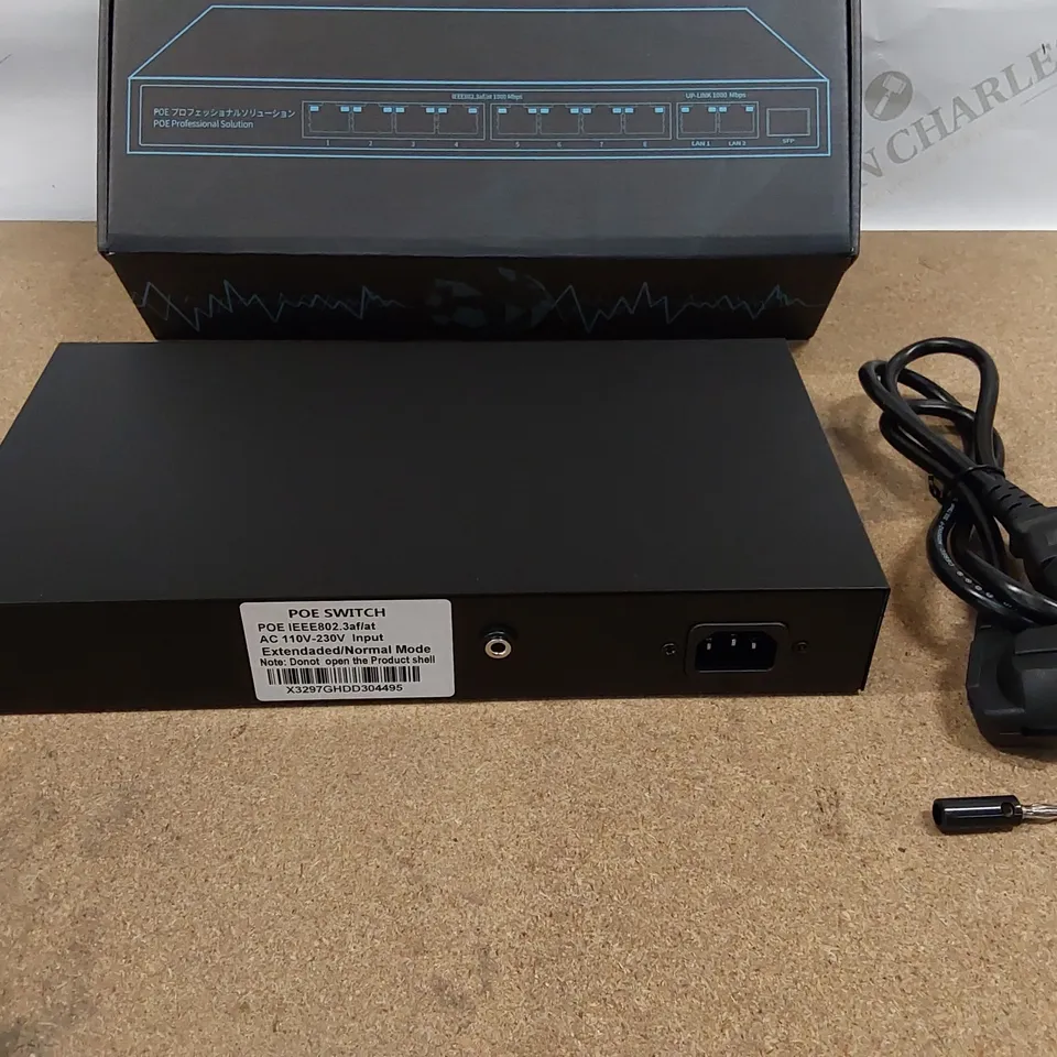 BRAND NEW BOXED GIGABIT UPLINK 18 PORT POE SWITCH 8+3 PORTS ETHERNET MODULE (1 BOX)