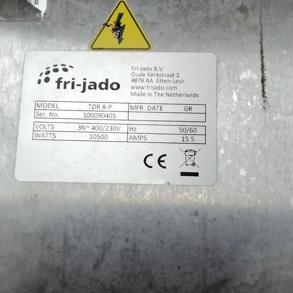 FRI-JADO SINGLE CHICKEN ROTISSERIE OVEN TDR 8-P