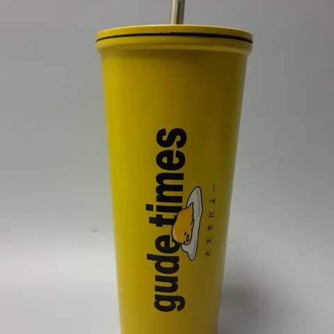 COLLAB METAL SMOOTHIE CUP WITH STRAW