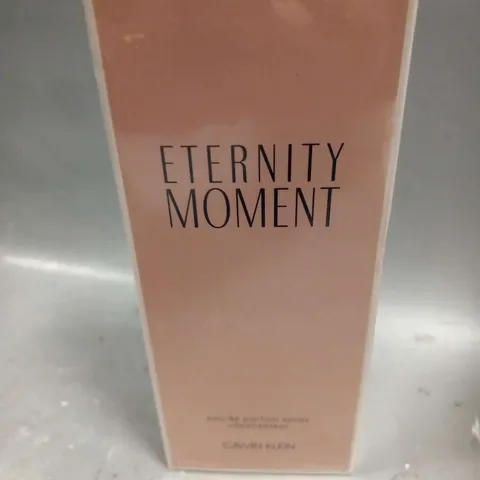 BOXED AND SEALED ETERNITY MOMENT EAU DE PARFUM CALVIN KLEIN 100ML