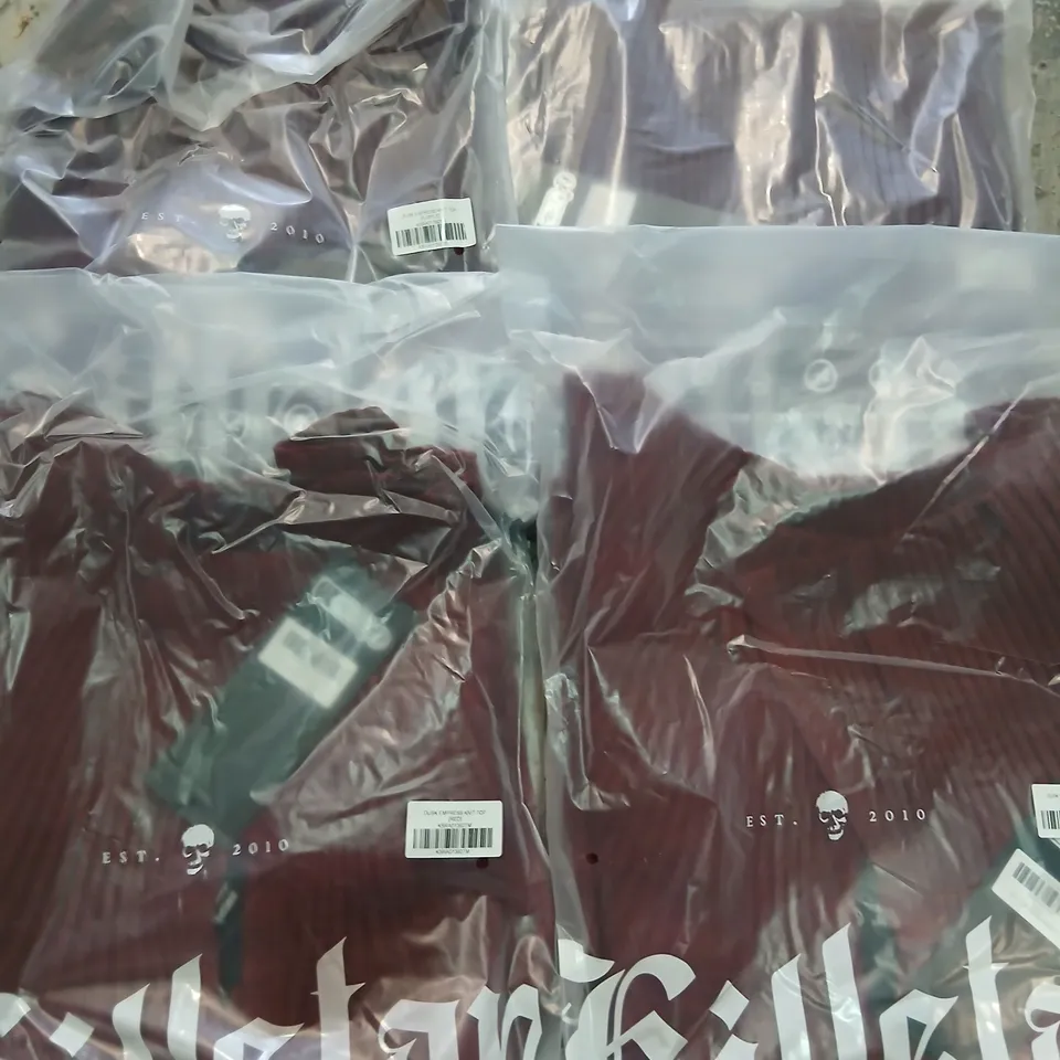 APPROXIMATELY 28 ASSORTED BRAND NEW KILLSTAR DUSK EMPRESS KNIT TOPS