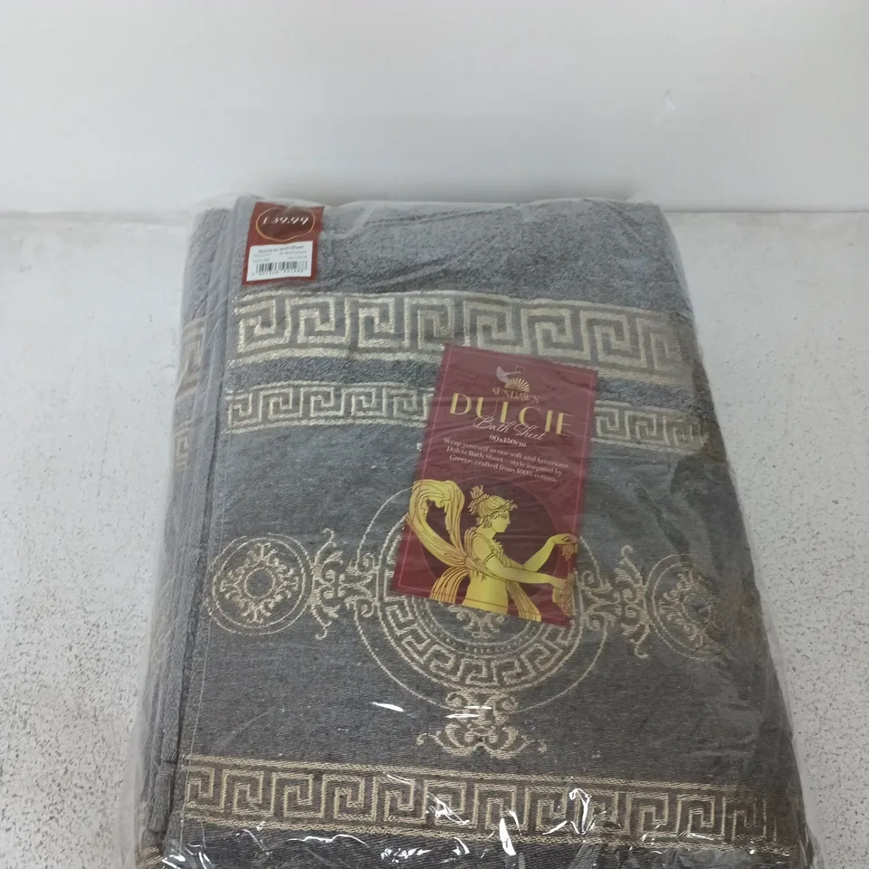 DOLCE GREY BATH SHEET - XL