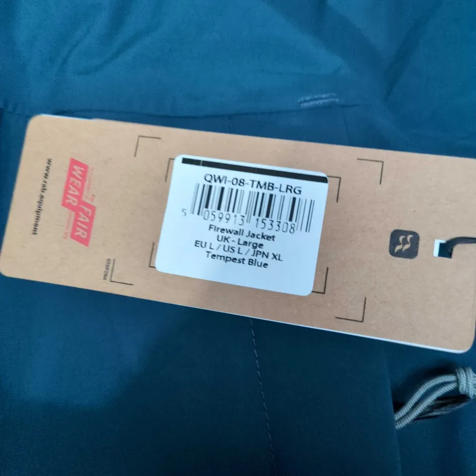 RAB FIREWALL JACKET WITH PERTEX SHIELD – TEMPEST BLUE, UK LARGE (MEN'S)