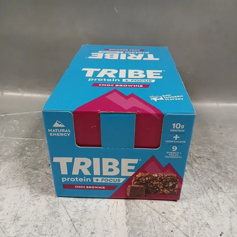 TRIBE PROTEIN + FOCUS CHOCOLATE BROWNIES 12X60G