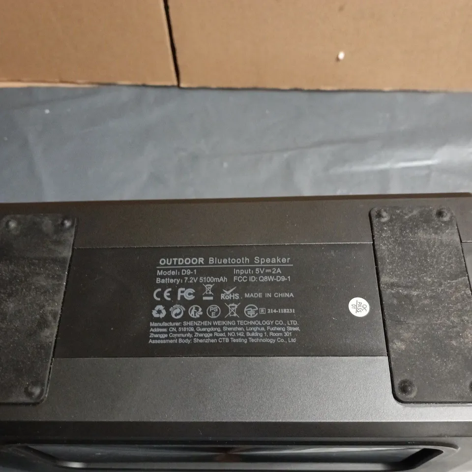 W-KING OUTDOOR BLUETOOTH SPEAKER UNBOXED WITHOUT ACCESSORIES