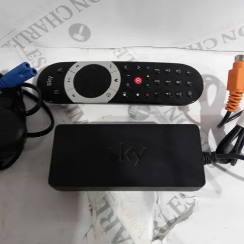 SKY REMOTE, POWER SUPPLY AND HDMI LEAD