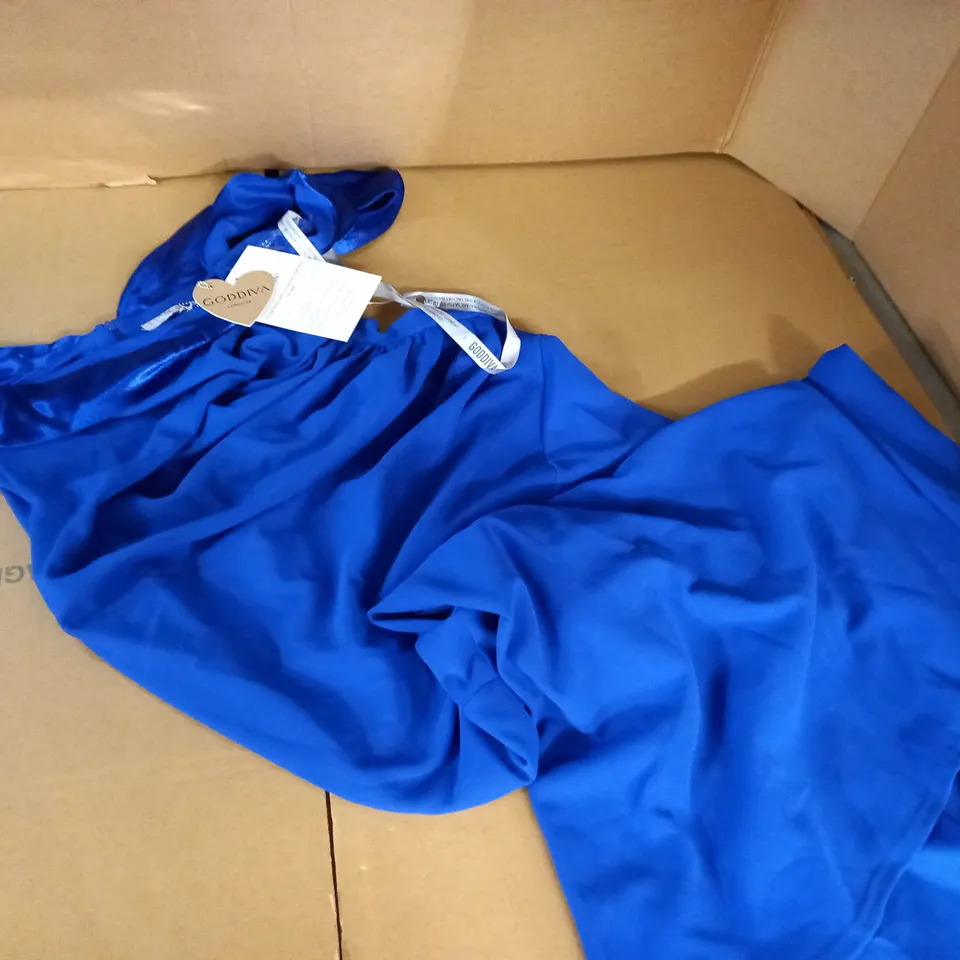 GODDIVA BLUE DRESS - UK 16