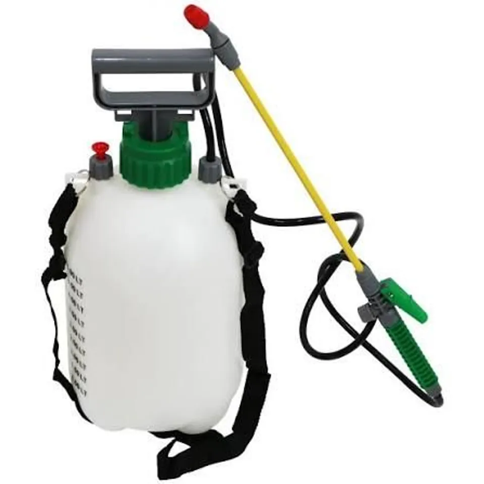BOXED 5L 5 LITRE PUMP ACTION PRESSURE CROP GARDEN WEED SPRAYER (29)