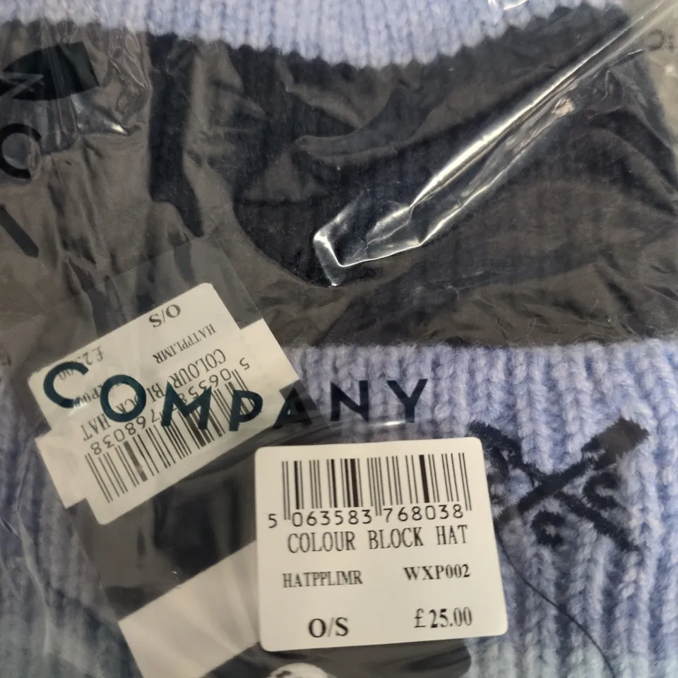 CREW CLOTHING COLOUR BLOCK HAT – ONE SIZE