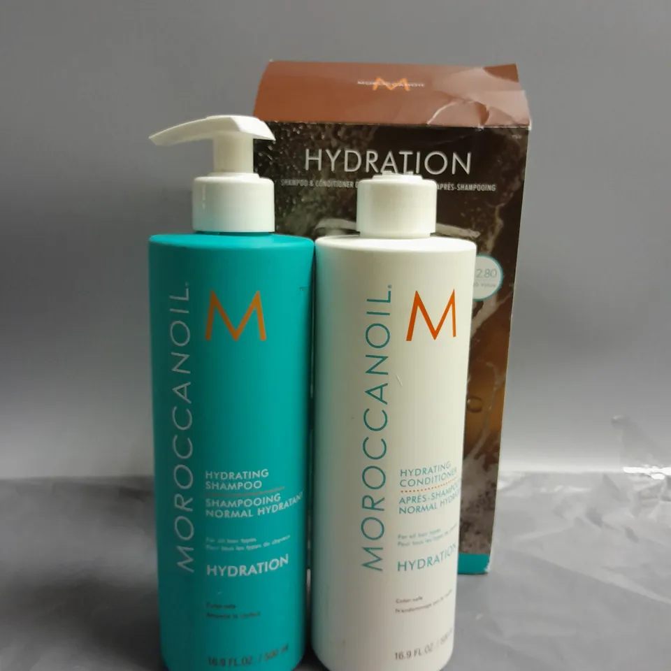BOXED MOROCCANOIL HYDRATING SHAMPOO AND CONDITIONER 500ML EACH