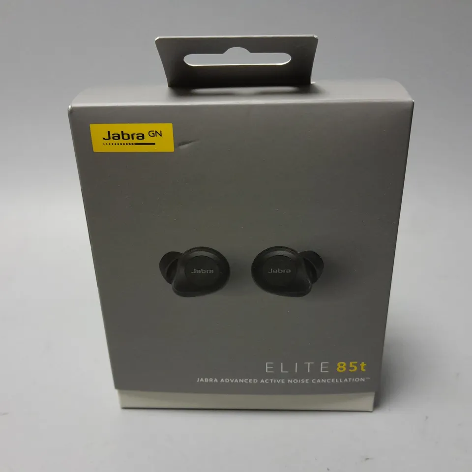 BOXED AND SEALED JABRA ELITE 85t ADVANCED NOISE CANCELLATION EARBUDS - BLACK