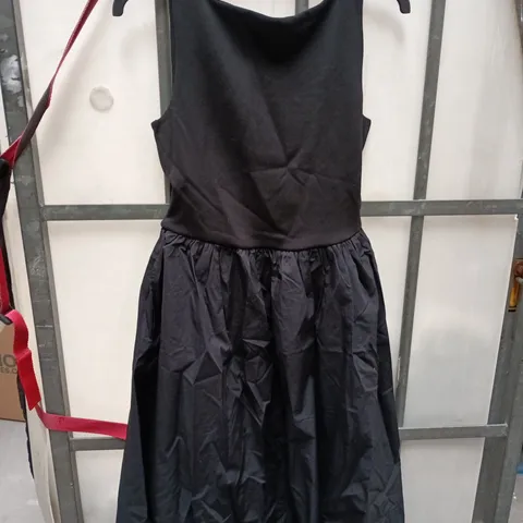 NOBODY'S CHILD PETITE ELIANA MIDI DRESS - BLACK, UK 10 (EU 38, US 6)