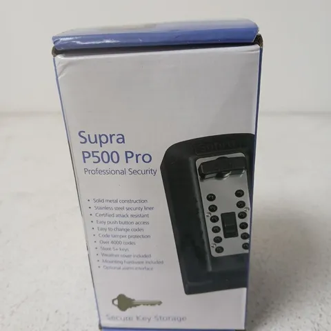 SUPRA P500 PRO PROFESSIONAL SECURITY SAFE - KEY STORAGE (BOXED)