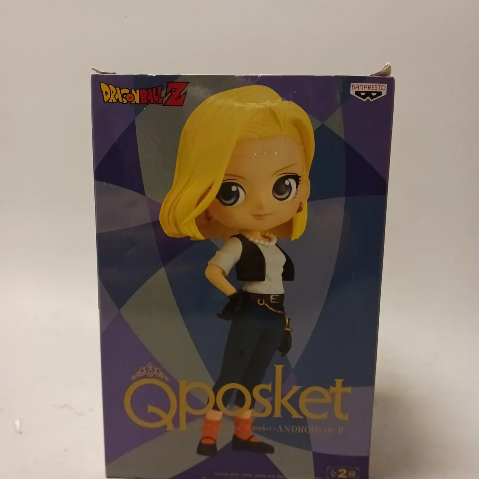 DRAGON BALL Z Q POSKET ANDROID 18 VINYL FIGURE 