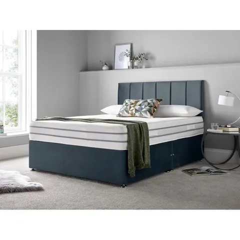 BAGGED JAONTE MEMORY FOAM DIVAN BED SET - 4'6" DOUBLE (3 ITEMS)