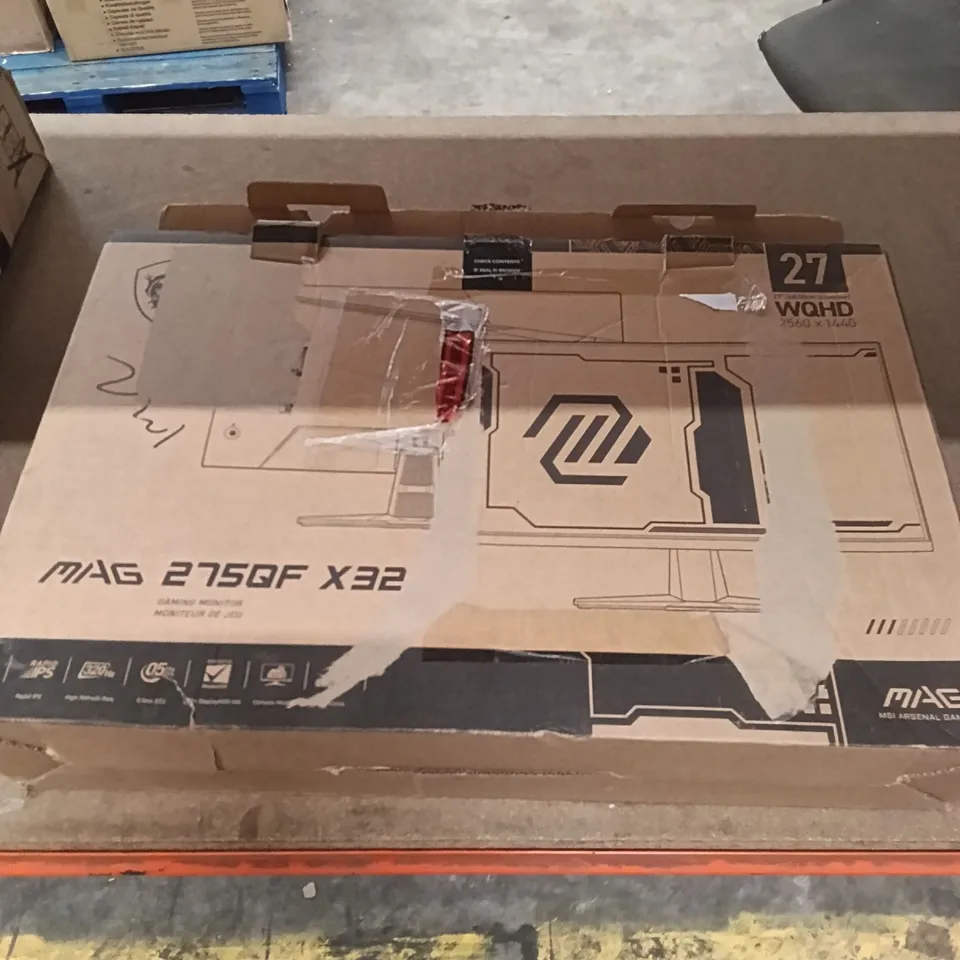BOXED MSI MAG 275QF X32 27 INCH QHD 320HZ IPS GAMING MONITOR