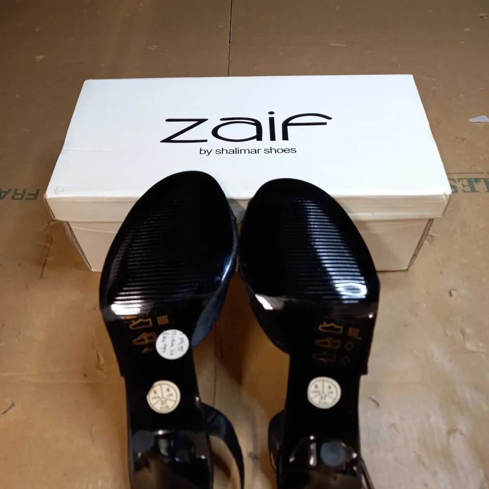 ZAIF TOE PEEP HEEL SHOES SIZE 4