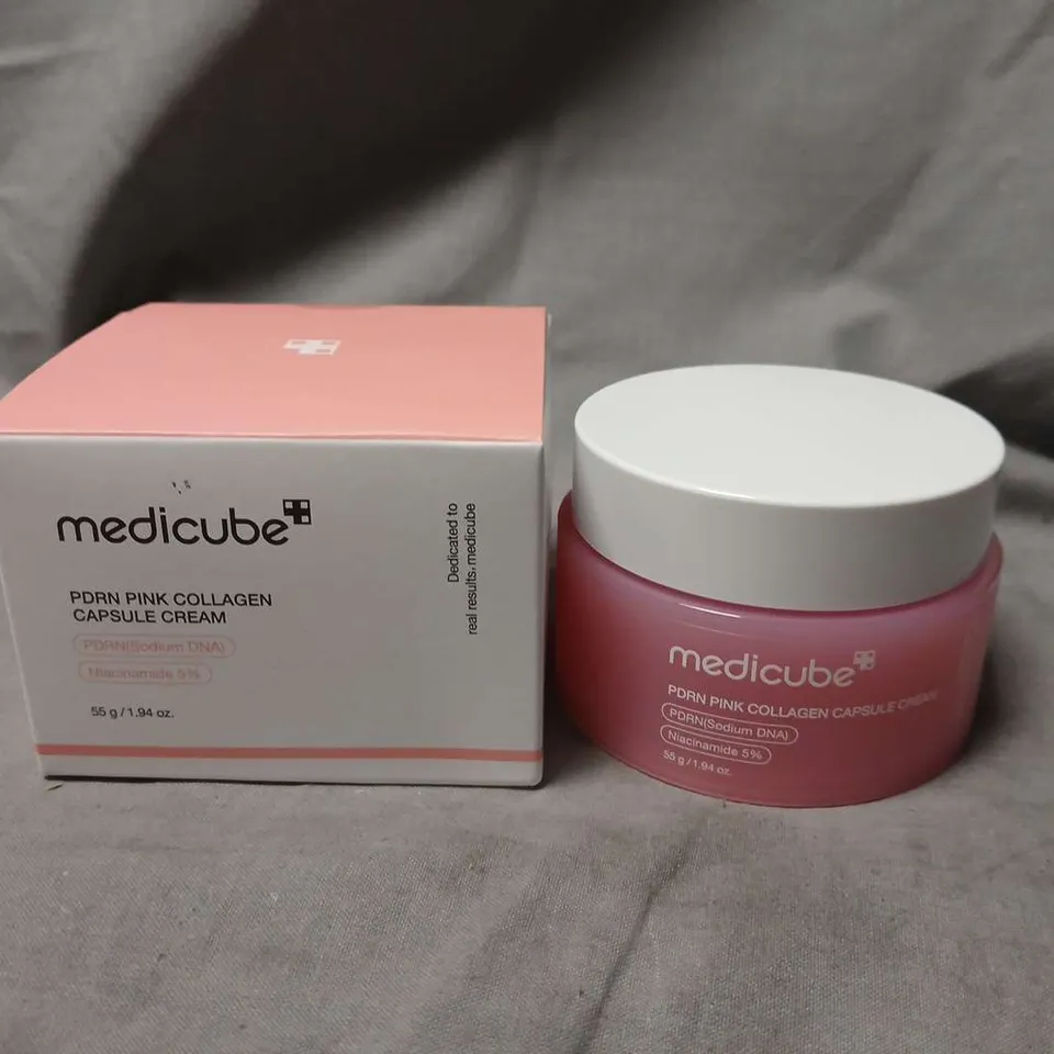 MEDICUBE PDRN PINK COLLAGEN CAPSULE CREAM – FACIAL SKIN CARE - 55G