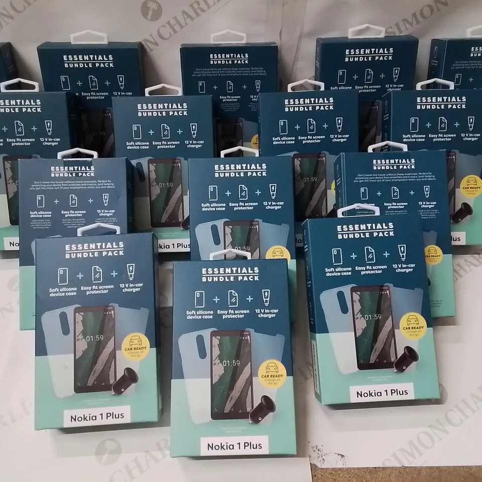 BOX CONTAINING LARGE AMOUNT (APPROXIMATELY 40) NOKIA 1 PLUS ESSENTIAL BUNDLE PACKS