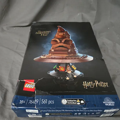 BOXED LEGO HARRY POTTER TALKING SORTING HAT - 76429