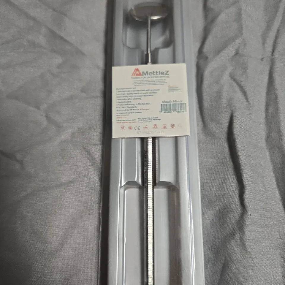 APPROXIMATELY 19 METTLEZ MOUTH MIRROR, STAINLESS STEEL