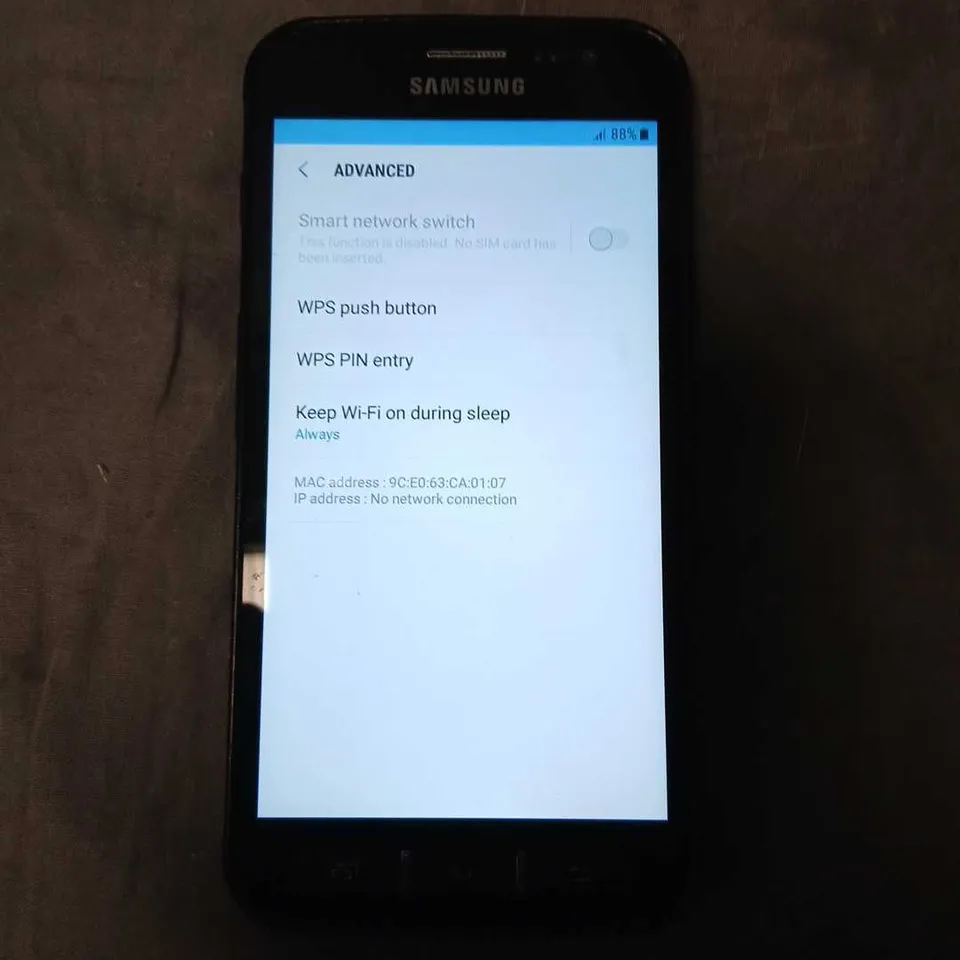 SAMSUNG SMARTPHONE – BLACK
