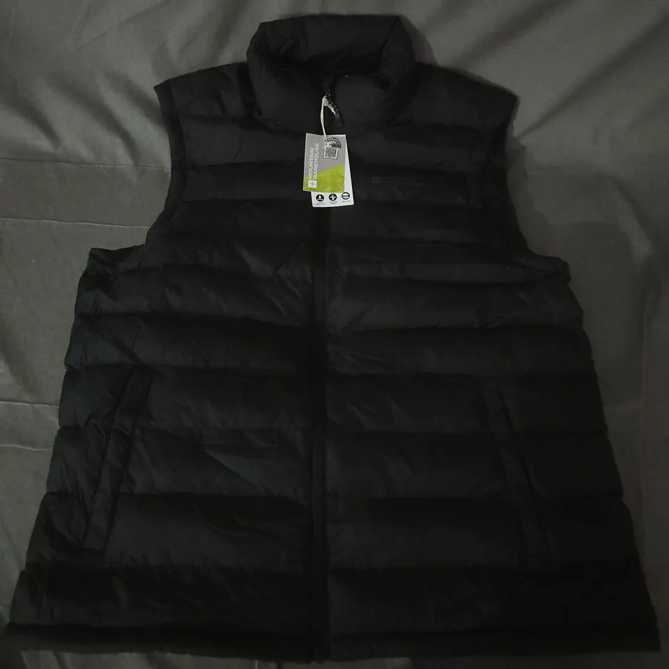 MOUNTAIN WAREHOUSE SEASONS II PADDED GILET – BLACK, SIZE L