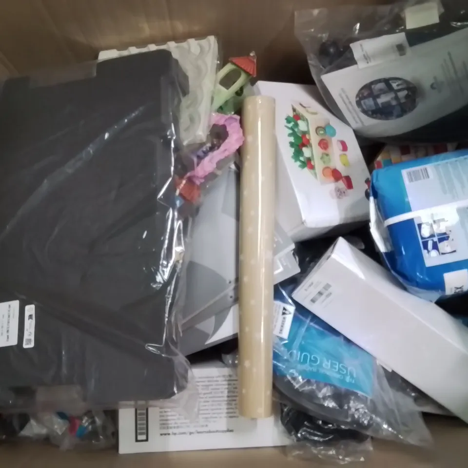 PALLET TO CONTAIN AN ASSORTMENT OF HOUSEHOLD ITEMS TO INCLUDE CHILDREN'S GAMES, FACIAL CLEANING BRUSH, DEWALT TSTAK FOAM AND TOILETRIES ECT