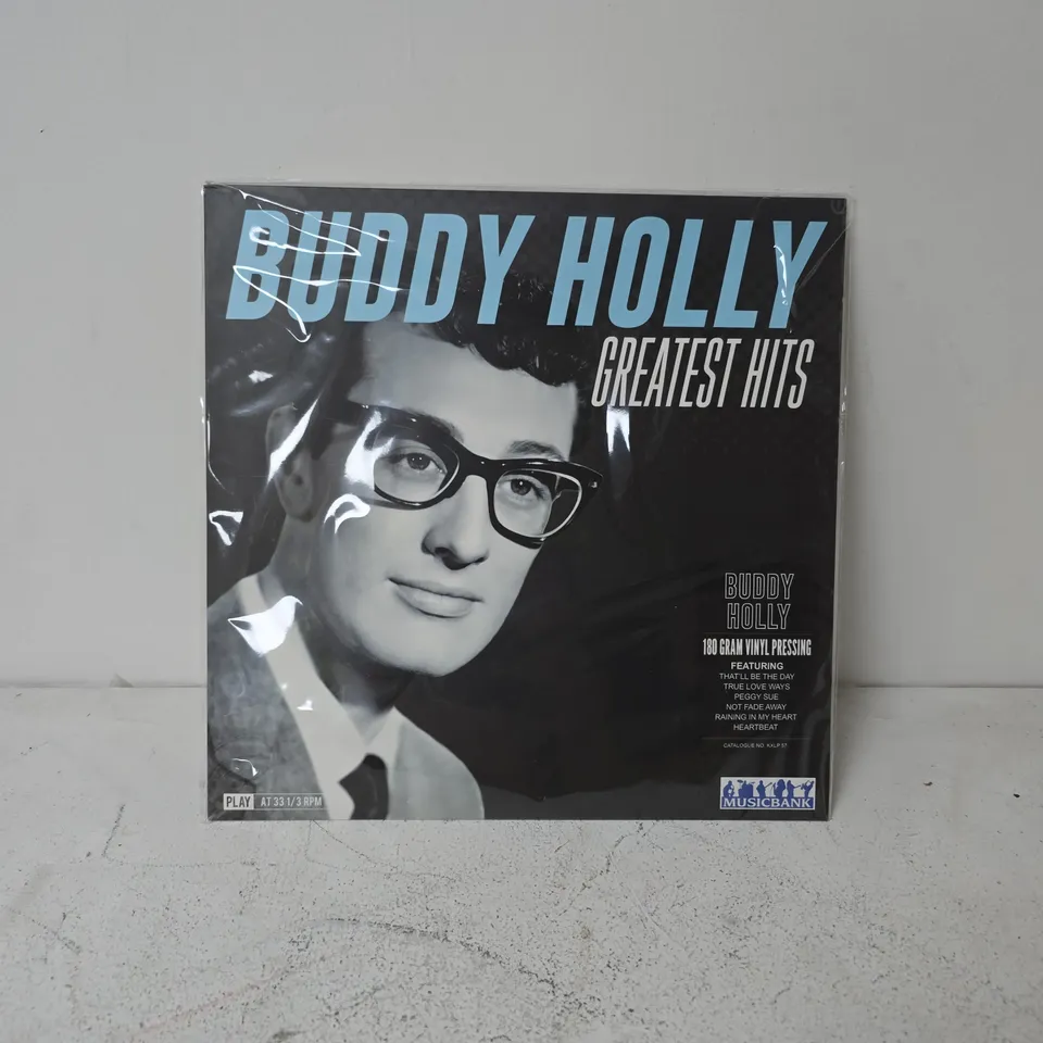 BUDDY HOLLY GREATEST HITS – 180G VINYL PRESSING (MUSICBANK)