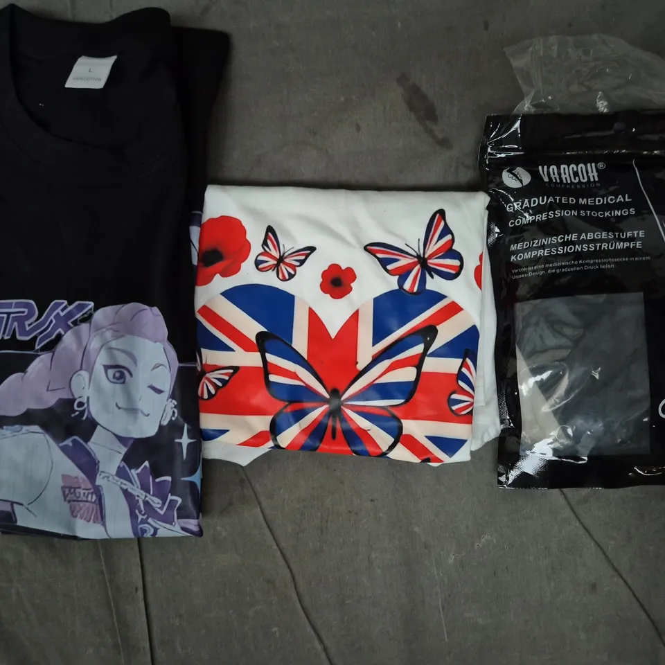 APPROXIMATELY 20 ASSORTED CLOTHING AND FASHION PRODUCTS IN VARIOUS STYLES AND SIZES - COLLECTION ONLY